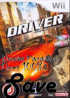 Box art for Driver Parallel Lines 100% Save