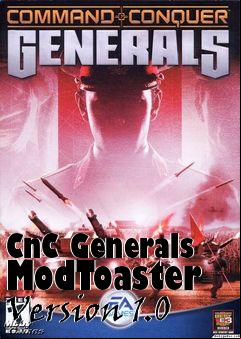 Box art for CnC Generals ModToaster Version 1.0