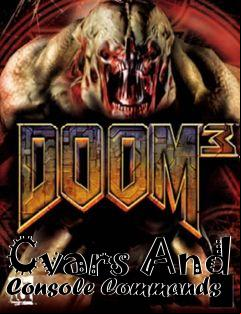 Box art for Cvars And Console Commands