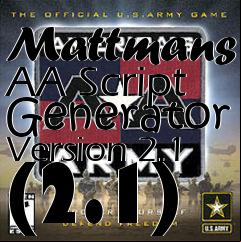 Box art for Mattmans AA Script Generator Version 2.1 (2.1)