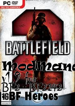 Box art for ModManager v1.9 for BF2 - BF2142 - BF Heroes