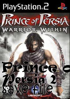 Box art for Prince of Persia 2 save file