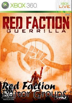 Box art for Red Faction Editor Groups
