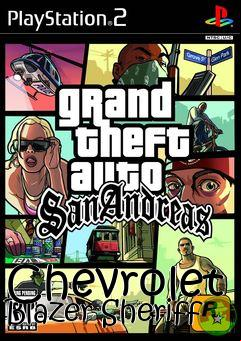 Box art for Chevrolet Blazer Sheriff