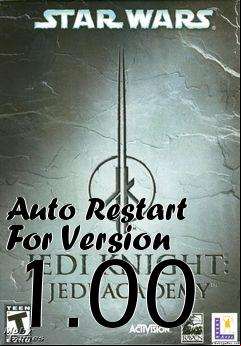 Box art for Auto Restart For Version 1.00