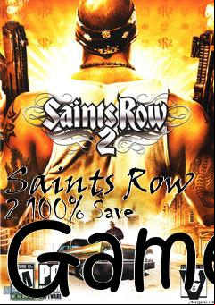 Box art for Saints Row 2 100% Save Game