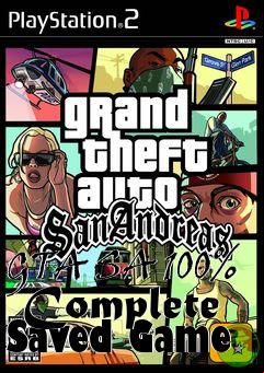 Box art for GTA SA 100%  Complete Saved Game