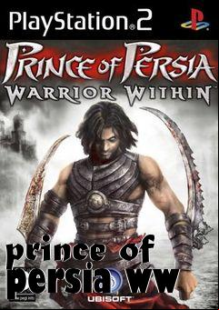 Box art for prince of persia ww