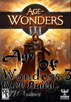 Box art for Age
            Of Wonders 3 V1.00 Build 10997 Trainer