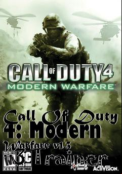 Box art for Call
Of Duty 4: Modern Warfare v1.3 +3 Trainer