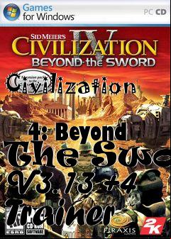 Box art for Civilization
            4: Beyond The Sword V3.13 +4 Trainer