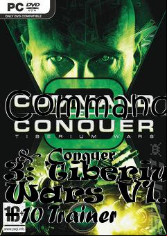Box art for Command
            & Conquer 3: Tiberium Wars V1.05 +10 Trainer