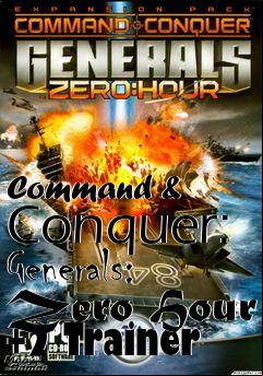 Box art for Command
& Conquer: Generals: Zero Hour +2 Trainer