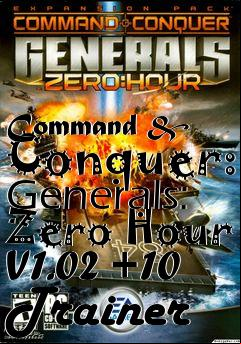 Box art for Command
& Conquer: Generals: Zero Hour V1.02 +10 Trainer