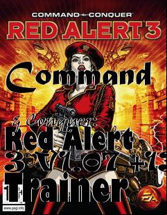 Box art for Command
            & Conquer: Red Alert 3 V1.07 +13 Trainer
