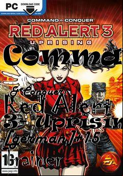 Box art for Command
            & Conquer: Red Alert 3- Uprising [german]+15 Trainer