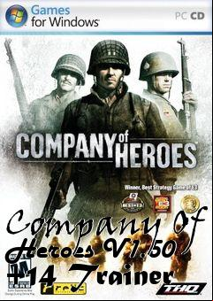 Box art for Company
Of Heroes V1.50 +14 Trainer