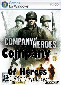 Box art for Company
            Of Heroes V2.501 Trainer