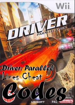 Box art for Driver:
Parallel Lines Cheat Codes
