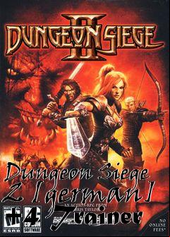 Box art for Dungeon
Siege 2 [german] +4 Trainer