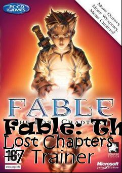 Box art for Fable:
The Lost Chapters +7 Trainer