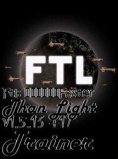 Box art for Ftl:
						Faster Than Light V1.5.13 +17 Trainer