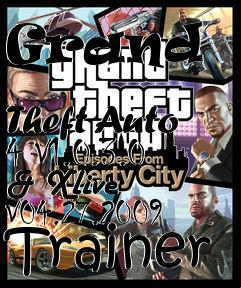 Box art for Grand
            Theft Auto 4 V1.0.3.0 & Xlive V04.27.2009 Trainer