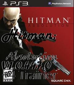 Box art for Hitman:
            Absolution V1.0.447.0 +4 Trainer
