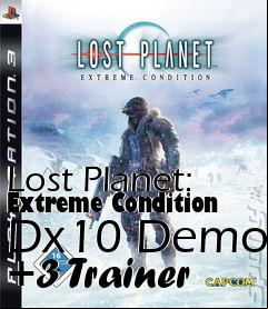 Box art for Lost
Planet: Extreme Condition Dx10 Demo +3 Trainer