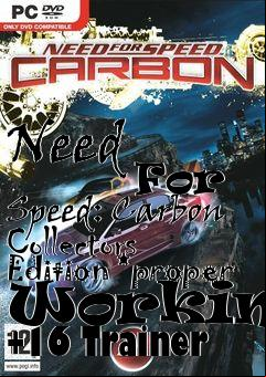 Box art for Need
            For Speed: Carbon Collectors Edition *proper Working* +16 Trainer