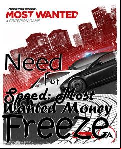 Box art for Need
            For Speed: Most Wanted Money Freeze