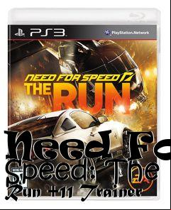 Box art for Need
For Speed: The Run +11 Trainer