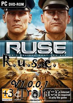 Box art for R.u.s.e.
            V1.0.0.1 +3 Trainer