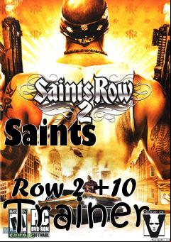 Box art for Saints
            Row 2 +10 Trainer