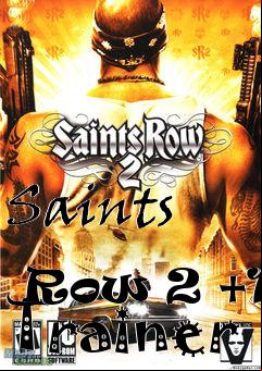 Box art for Saints
            Row 2 +11 Trainer