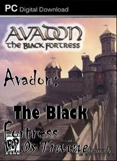 Box art for Avadon:
            The Black Fortress V1.0s Traine