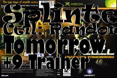 Box art for Splinter
Cell: Pandora Tomorrow +9 Trainer