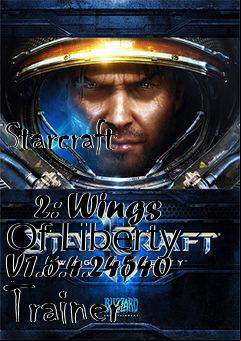 Box art for Starcraft
            2: Wings Of Liberty V1.5.4.24540 Trainer