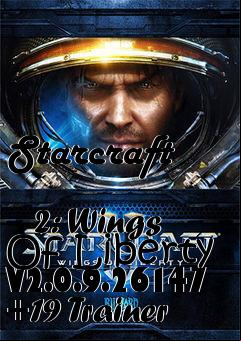 Box art for Starcraft
            2: Wings Of Liberty V2.0.9.26147 +19 Trainer