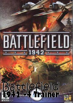 Box art for Battlefield
1942 +4 Trainer