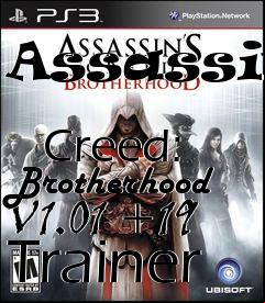 Box art for Assassins
            Creed: Brotherhood V1.01 +19 Trainer