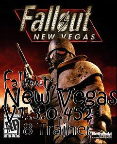 Box art for Fallout:
New Vegas V1.3.0.452 +18 Trainer