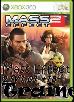 Box art for Mass
Effect 2 V1.01 +18 Trainer