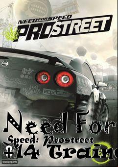 Box art for Need
For Speed: Prostreet +14 Trainer