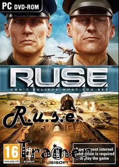Box art for R.u.s.e.
            Trainer