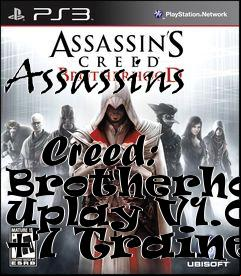 Box art for Assassins
            Creed: Brotherhood Uplay V1.03 +7 Trainer