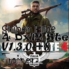 Box art for Sniper
Elite 4 Dx12 Steam V1.3.0 +8 Trainer