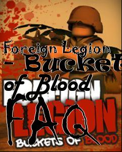 Box art for Foreign Legion - Buckets of Blood FAQ