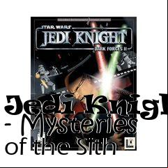 Box art for Jedi Knight - Mysteries of the Sith