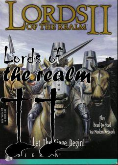 Box art for Lords of the realm II